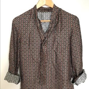 J McLaughlin Silk Blend Blouse